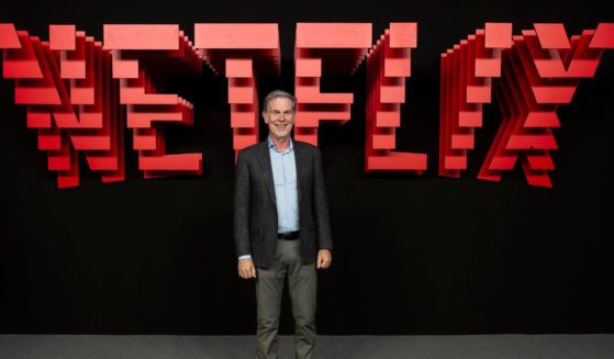 CEO Of Netflix, Reed Hastings, attends the red carpet during the Netflix presentation party at the Invernadero del Palacio de Cristal de la Arganzuela on April 4, 2019 in Madrid, Spain.