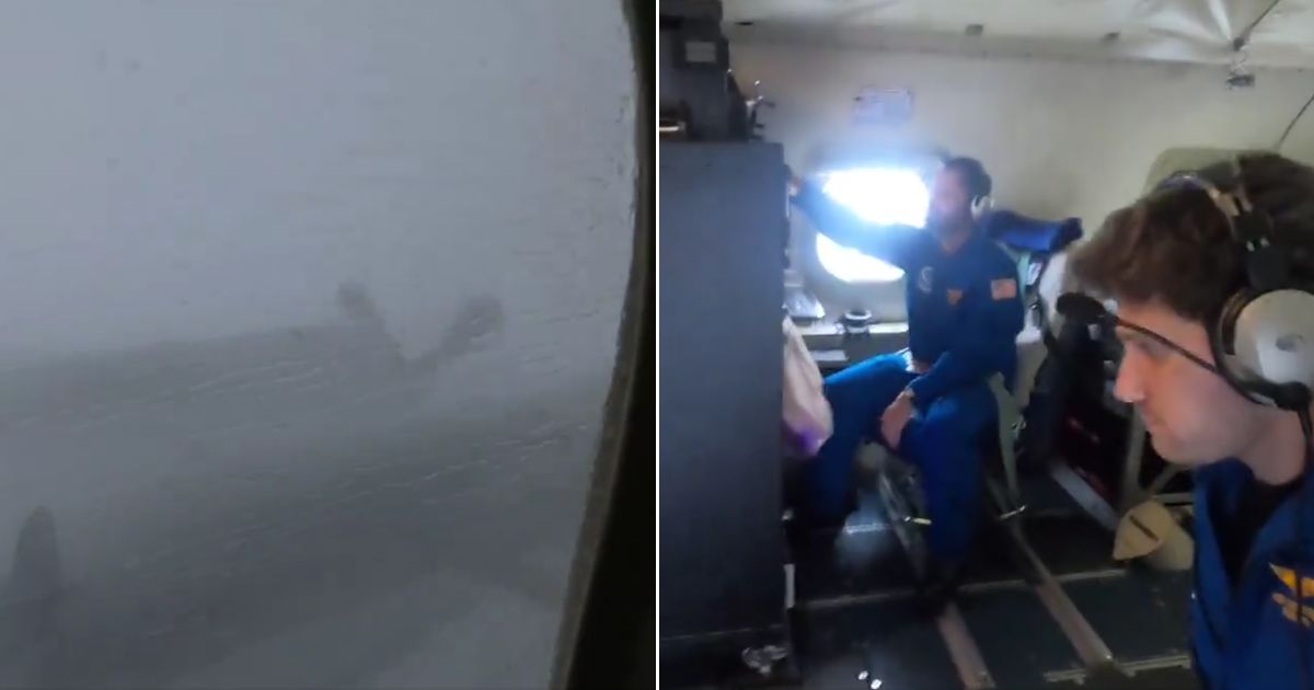 Watch: Hurricane Researchers Encounter Chaotic Scene as They Fly Into the Heart of Milton