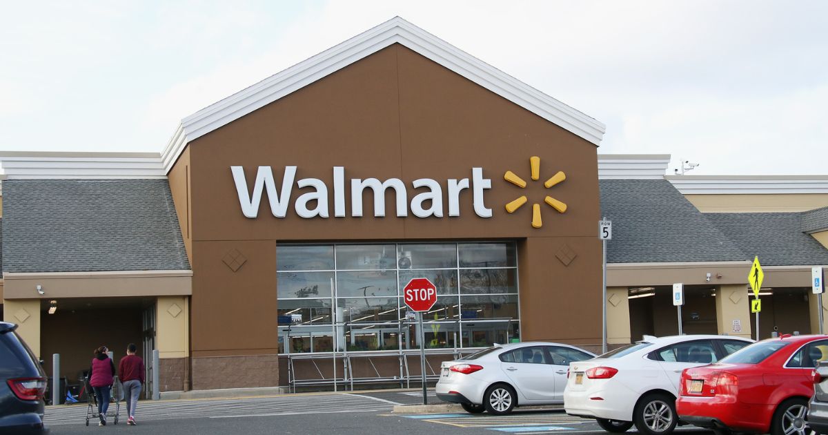 An image of the sign for Walmart as photographed on March 16, 2020 in East Setauket, New York.