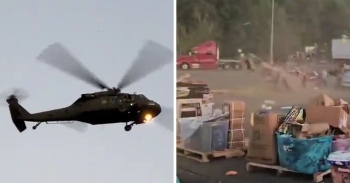 Huge Update: Black Hawk Pilots Grounded After Rotor Washing Helene Volunteers’ Aid Cache