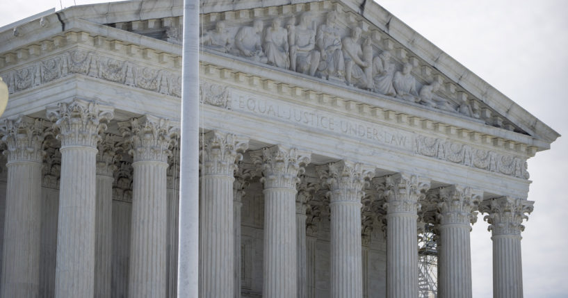 The Supreme Court building stands in Washington on Nov. 2.