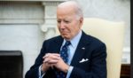 President Joe Biden tossed off a flippant remark in response to an Israeli journalist's question Tuesday during a meeting with Israeli President Isaac Herzog in the Oval Office of the White House in Washington, D.C.