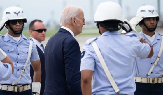 President Joe Biden boards Air Force One Tuesday before his departure from Galeao International Airport in Rio De Janeiro, Brazil, as he returns to Washington following the G20 Summit.