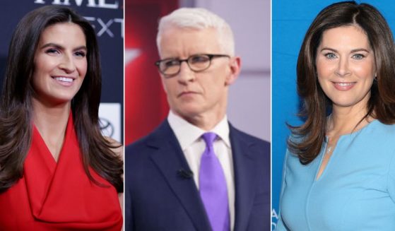 CNN personalities, from left, Kaitlan Collins, Anderson Cooper and Erin Burnett are among the ailing network's top-paid employees.