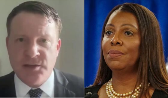 Trump's lawyer Mike Davis, left, threatened New York Attorney General Letitia James, right, with a fight if she continued her lawfare against President-elect Donald Trump.