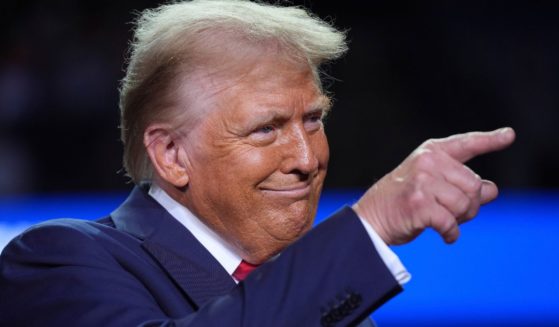 Former President Donald Trump speaks at a campaign rally in Grand Rapids, Michigan, on Tuesday.