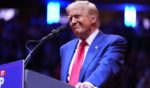 Former President Donald Trump holds a rally at Madison Square Garden in New York City on Oct. 27.