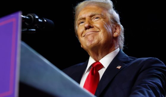 President-elect Donald Trump speaks during an election night event at the Palm Beach Convention Center in West Palm Beach, Florida, on Wednesday.