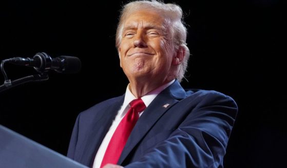 President-elect Donald Trump speaks during an election night event at the Palm Beach Convention Center in West Palm Beach, Florida, on Wednesday.