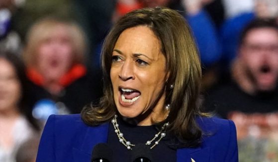 Vice President Kamala Harris speaks during a campaign rally in Reno, Nevada, on Thursday.