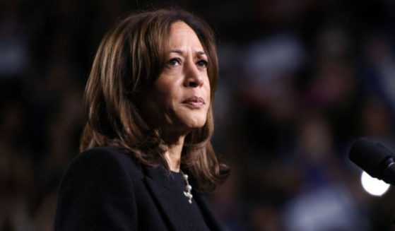 Vice President Kamala Harris speaks at a campaign rally Monday in Allentown, Pennsylvania.