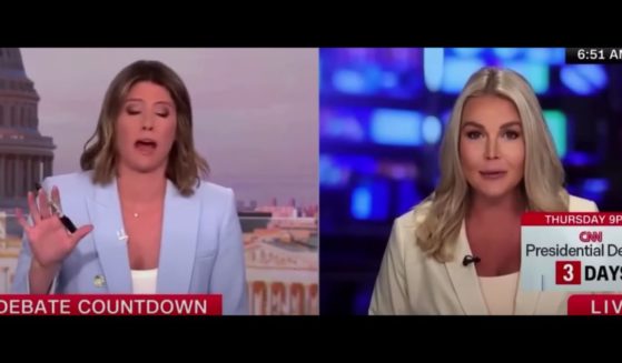 CNN censors Karoline Leavitt during her brief appearance on one of the network's programs.