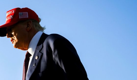 President-elect Donald Trump walks at SpaceX after watching a rocket lift off for a test flight in Boca Chica, Texas, on Nov. 19.