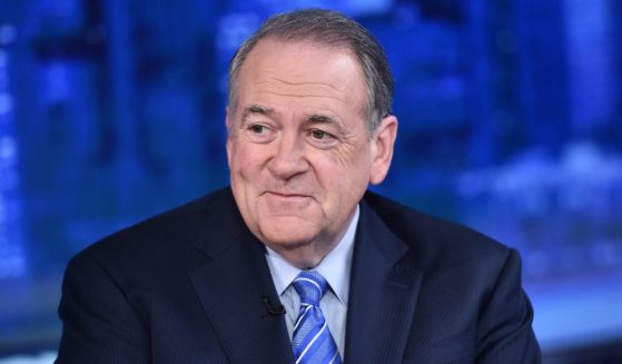 Mike Huckabee visits "The Story with Martha MacCallum" in the Fox News Channel Studios in New York City on Sept. 17, 2019.