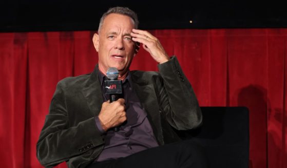 Tom Hanks attends AFI Fest Director's Spotlight: Robert Zemeckis in Conversation with Tom Hanks at TCL Chinese Theatre on October 24, 2024 in Hollywood, California.