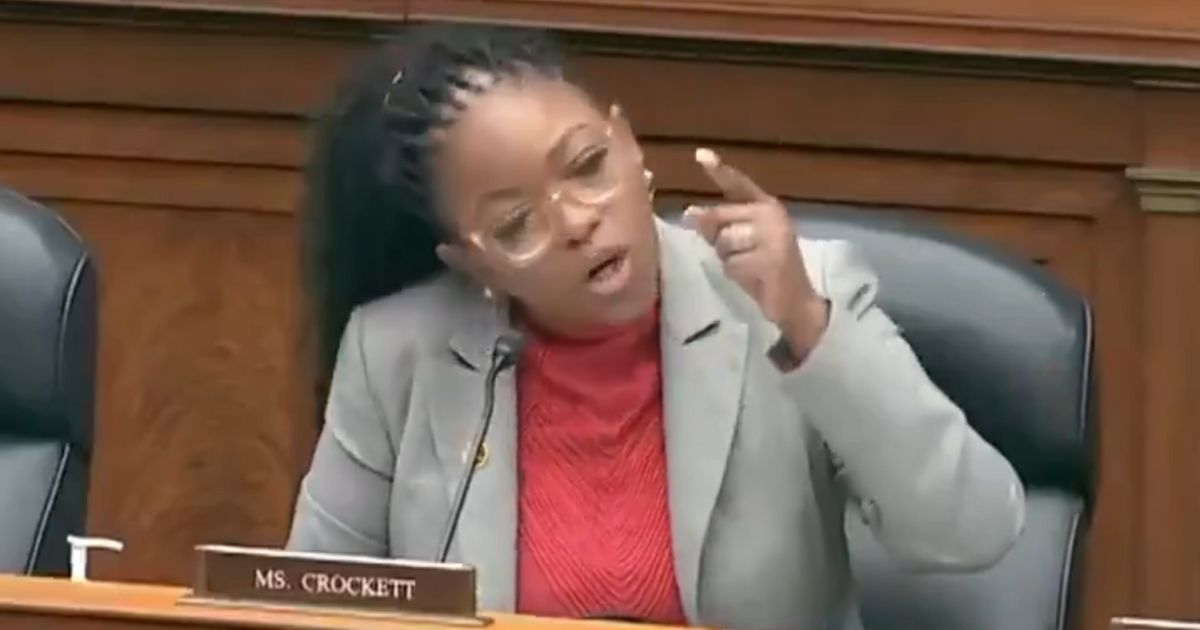 Democratic Rep. Jasmine Crockett Screams Anti-White Rant During Hearing