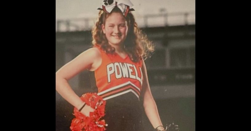 13-year-old cheerleader Savannah Copeland, murdered on a walking trail.