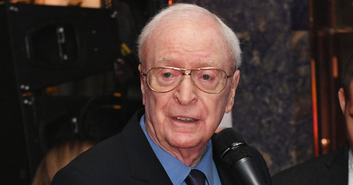 Sir Michael Caine (L) and Raindance Film Festival Founder Elliot Grove attend the Raindance Film Festival opening night gala party at The Dorchester on October 27, 2021 in London, England.