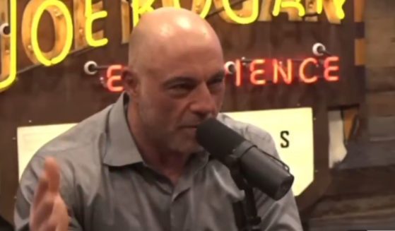 Joe Rogan on an episode of his podcast, The Joe Rogan Experience.