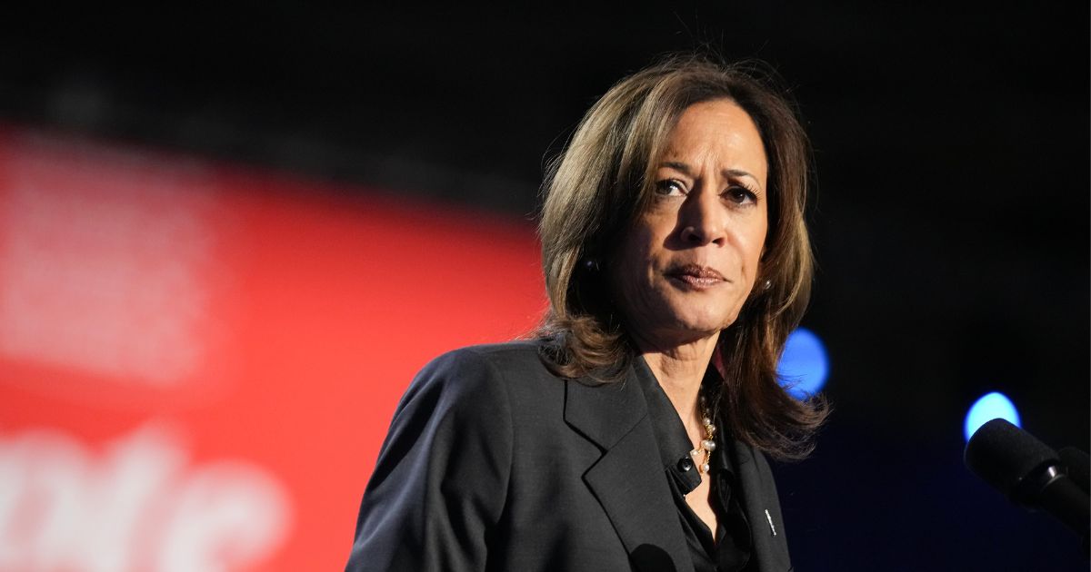 Democratic presidential nominee, U.S. Vice President Kamala Harris speaks at a campaign rally at the Wisconsin State Fair Park Exposition Center on November 1, 2024 in West Allis, Wisconsin.