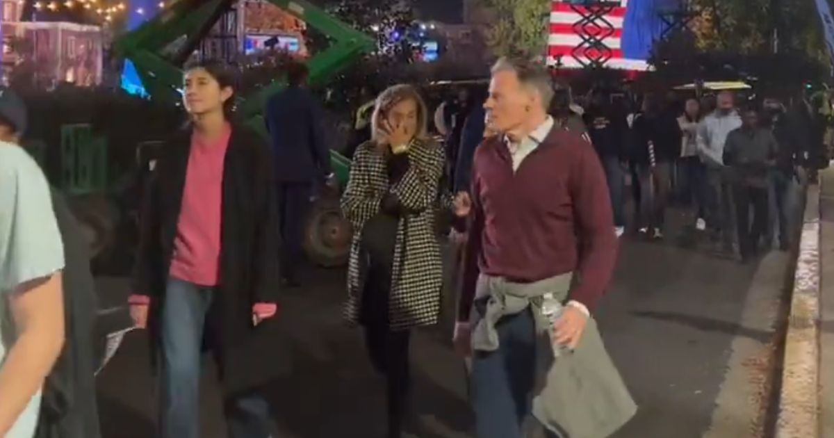 Watch: Dazed Kamala Harris Supporters File Out of Election Night Party Early