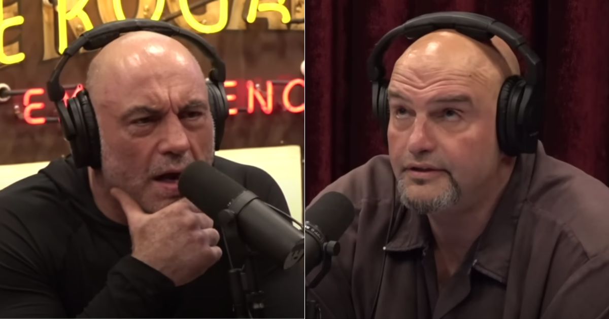 John Fetterman Gets Embarrassed Trying to Defend Dems to Rogan: 'Exactly Why Kamala Harris Refused to Face Joe Rogan'