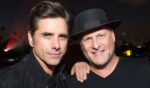 John Stamos, left, and Dave Coulier, right, attend Cinespia's screening of “Some Like It Hot” in Hollywood, California, on April 19, 2017.