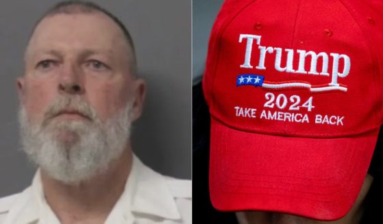 On Friday, Robert Yott, left, was arrested for allegedly assaulting a man - breaking his teeth - for wearing a Trump 2024 hat at a local grocery store in Bath, New York.