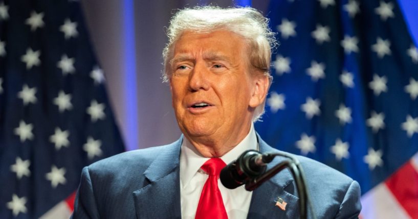 President-elect Donald Trump speaks at a House Republicans Conference meeting on Capitol Hill on Nov.13 in Washington, D.C.