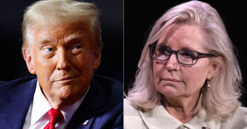 After President-elect Donald Trump, left, made comments last month regarding Liz Cheney, right, the Arizona attorney general opened an investigation to determine if the comments were threats, but she dropped the investigation on Tuesday.