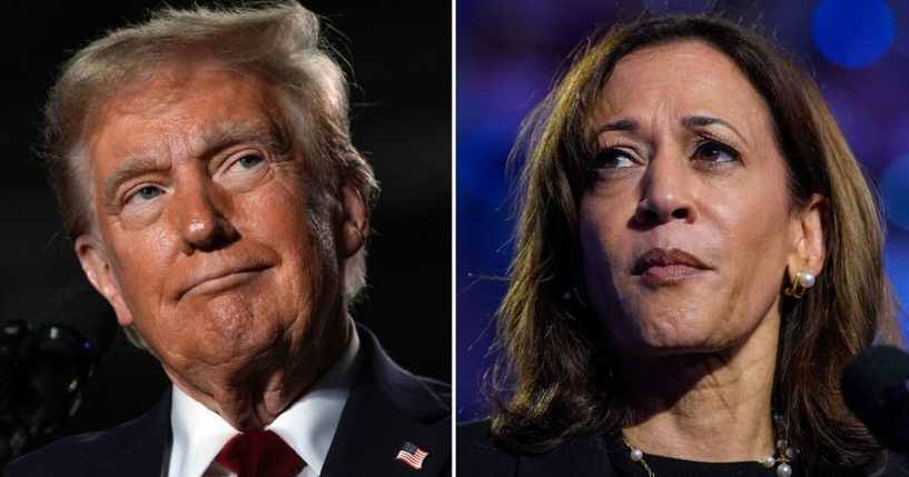 Tuesday's election between former President Donald Trump, left, and Vice President Kamala Harris, right, could be defining moment in U.S. history.