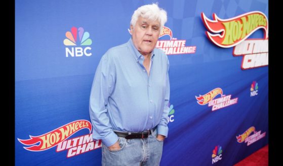 Jay Leno attends Press Event For NBC's "Hot Wheels: Ultimate Challenge at The Zimmerman Automobile Driving Museum on May 20, 2023 in El Segundo, California.