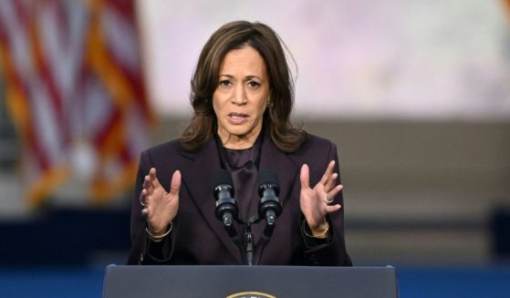 US Vice President Kamala Harris speaks at Howard University in Washington, DC, on November 6, 2024.