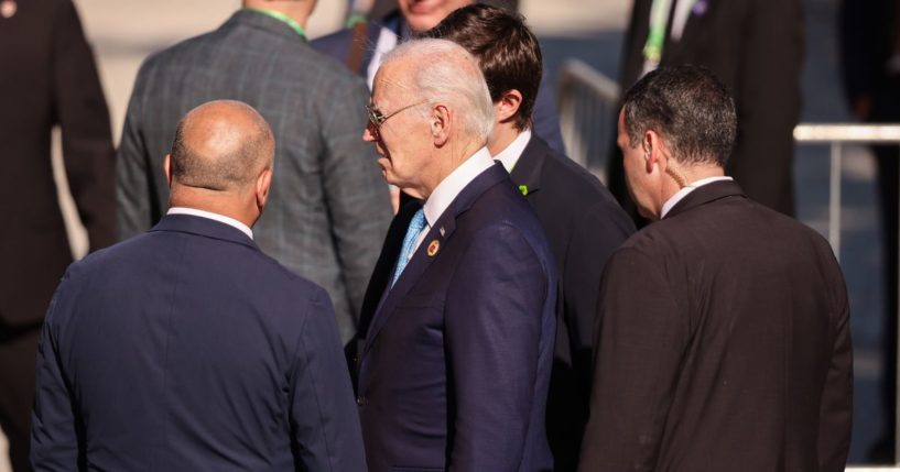 Joe Biden president of The United States looks on during an event as part of the G20 Summit 2024 on November 18, 2024 in Rio de Janeiro, Brazil.