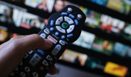 In this illustration photo taken on July 19, 2022 the Netflix logo is seen on a TV remote in Los Angeles.