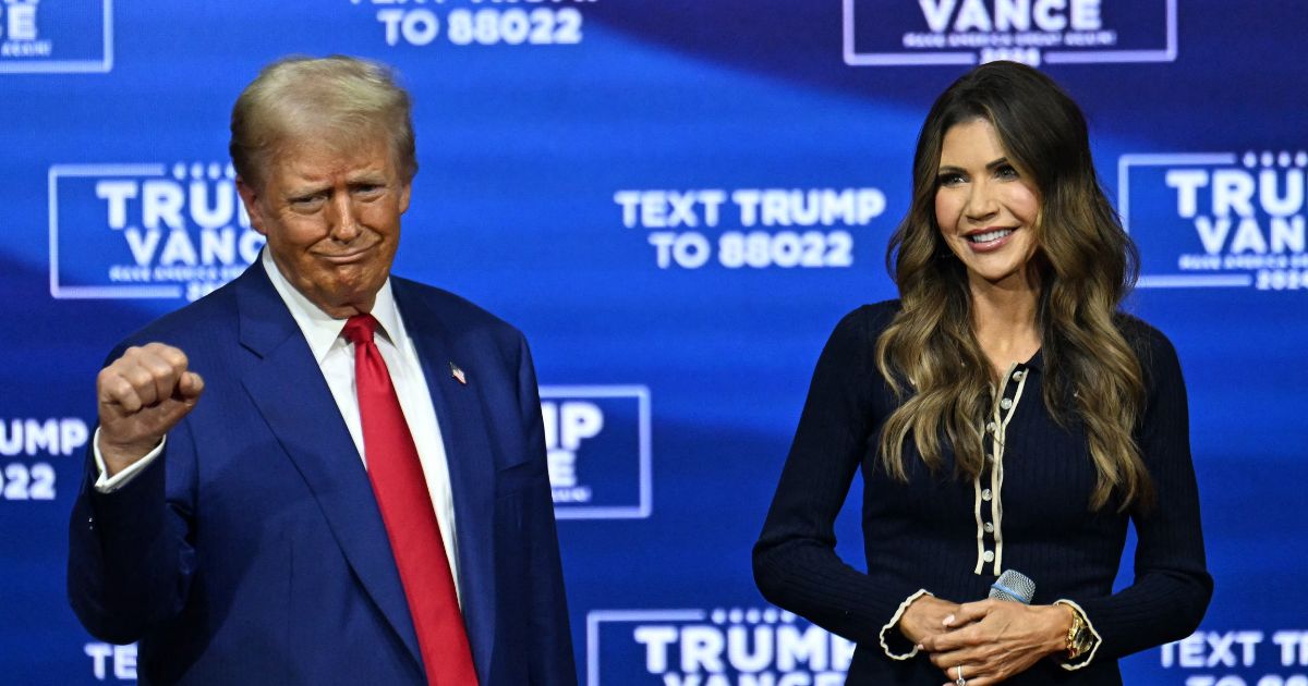 US President-elect Donald Trump attends a town hall, moderated by South Dakota Governor Kristi Noem, at the Greater Philadelphia Expo Center and Fairgrounds in Oaks, Pennsylvania, on October 14, 2024.