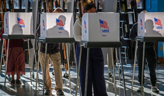 Voters cast their ballots in Clarksburg, Maryland, on Nov. 5.