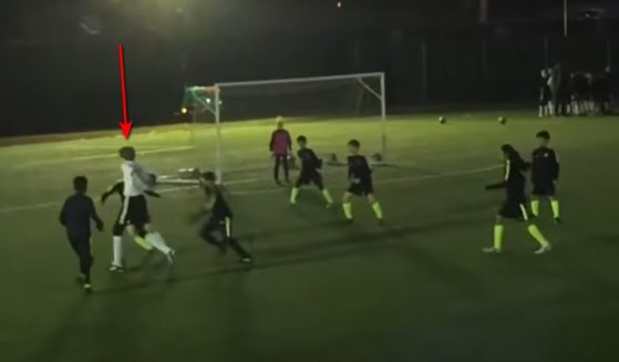 Recently a video of Barron Trump playing soccer at 12 years old, and people were shocked at how tall he was even then.