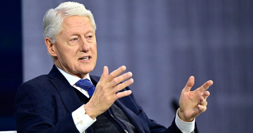 Former President Bill Clinton speaks onstage during The New York Times Dealbook Summit 2024 in New York City on Dec. 4.