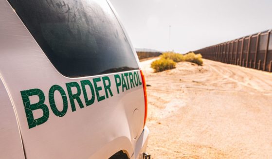 A U.S. Border Patrol Border SUV is picture at the Mexico-United States border in El Paso, Texas.