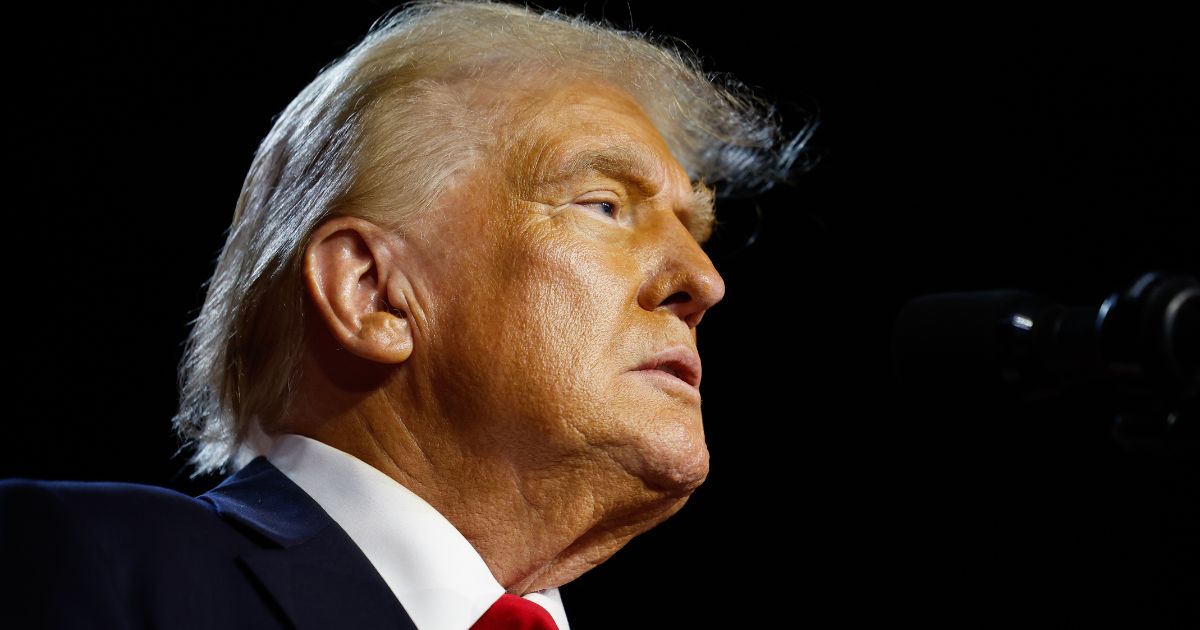 President-elect Donald Trump speaks during an election night event at the Palm Beach Convention Center in West Palm Beach, Florida, on Nov. 6.