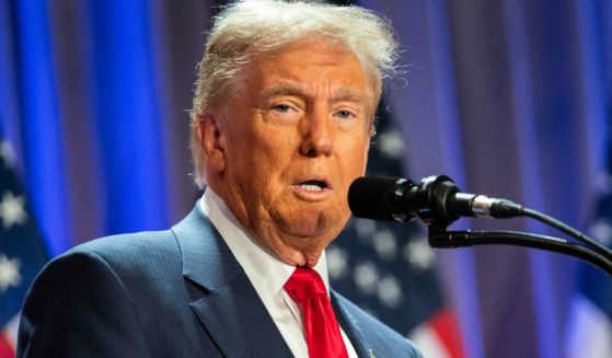 President-elect Donald Trump speaks during a meeting with House Republicans in Washington, D.C., on Nov. 13.