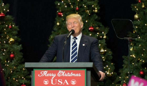 President-elect Donald Trump speaks at the USA Thank You Tour 2016 at the Wisconsin State Fair Exposition Center in West Allis, Wisconsin, on Dec. 13, 2016.