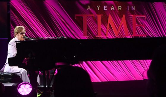 Elton John performs onstage during the 2024 A Year in TIME dinner in New York City on Dec. 11.