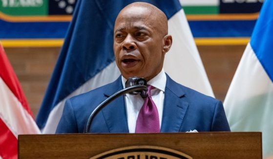 New York City Mayor Eric Adams speaks before swearing in Jessica Tisch as the next Commissioner of the New York Police Department on Nov. 25.