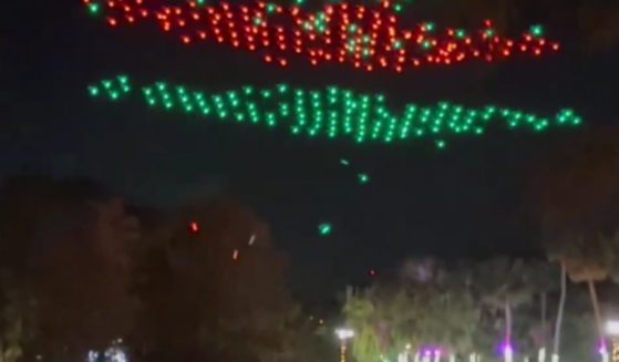 Adriana Edgerton's 7-year-old son had to undergo heart surgery after several drones fell out of formation during a Christmas drone show in Orlando, Florida, on Saturday, with one of the errant drones striking the young child.