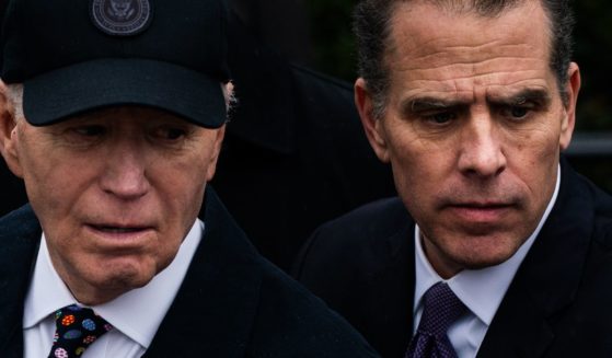 President Joe Biden, left, and his son Hunter Biden, right, attend the 2024 White House Easter Egg Roll on the South Lawn of the White House in Washington, D.C., on April 1.