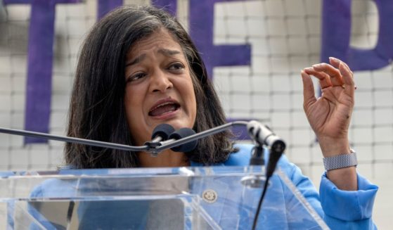 Democratic Rep. Pramila Jayapal of Washington, seen in a June photo, Drew plenty of harsh criticism for a remark she posted Monday in social media about "assault weapon" purchases.