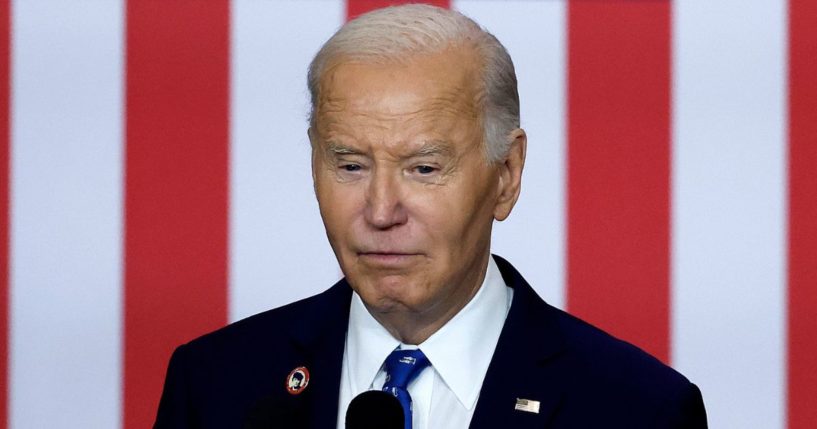 President Joe Biden speaks at the Department of Labor in Washington, D.C., on Monday.