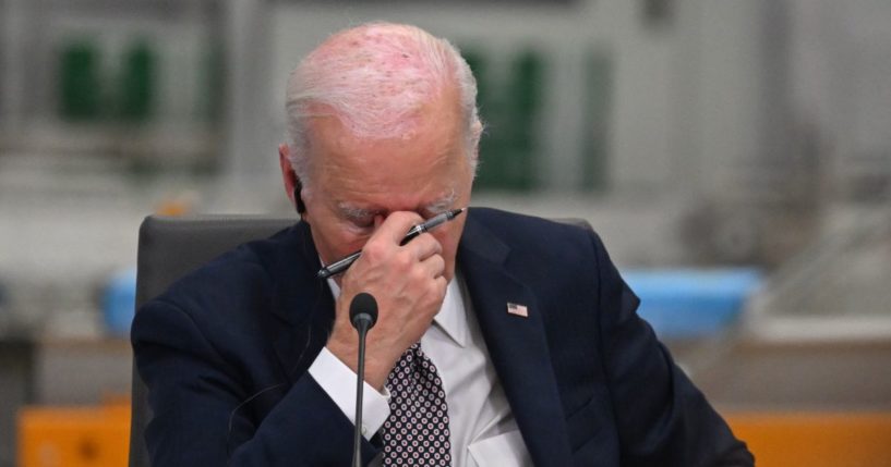 President Joe Biden attends the Lobito Corridor Trans-Africa Summit near Benguela, Angola, on Wednesday.